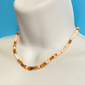 Natural Puka Shells Choker Necklace